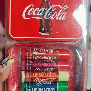 Coca-Cola Lip Smacker Collection with Red and Green